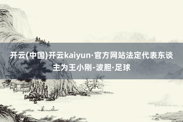 开云(中国)开云kaiyun·官方网站法定代表东谈主为王小刚-波胆·足球