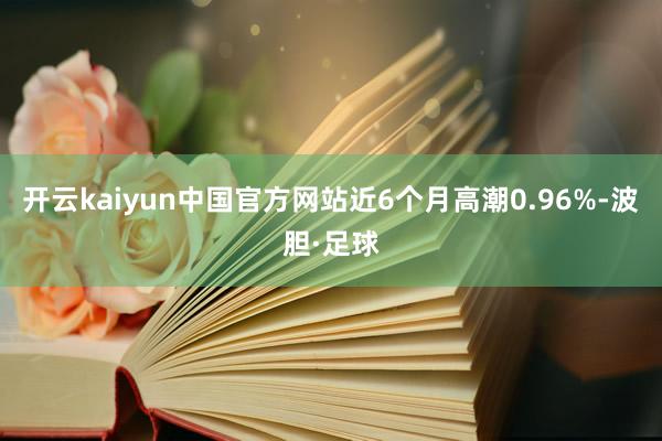 开云kaiyun中国官方网站近6个月高潮0.96%-波胆·足球