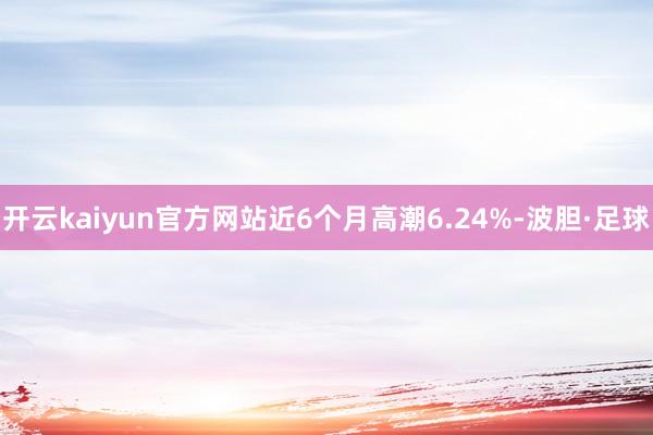 开云kaiyun官方网站近6个月高潮6.24%-波胆·足球