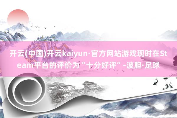 开云(中国)开云kaiyun·官方网站游戏现时在Steam平台的评价为“十分好评”-波胆·足球